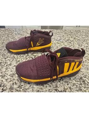 Adidas Dame 8 ASU Fear The Fork Basketball Shoes Men's Size 11
